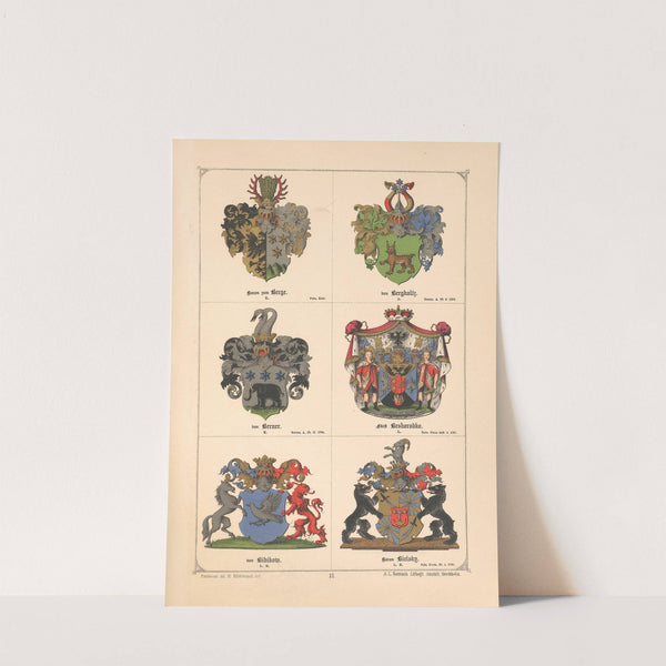 Baltisches Wappenbuch Pl.010 (1882) by Adolf Matthias Hildebrandt