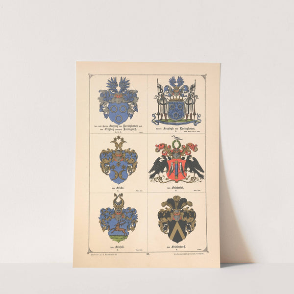 Baltisches Wappenbuch Pl.029 (1882) by Adolf Matthias Hildebrandt