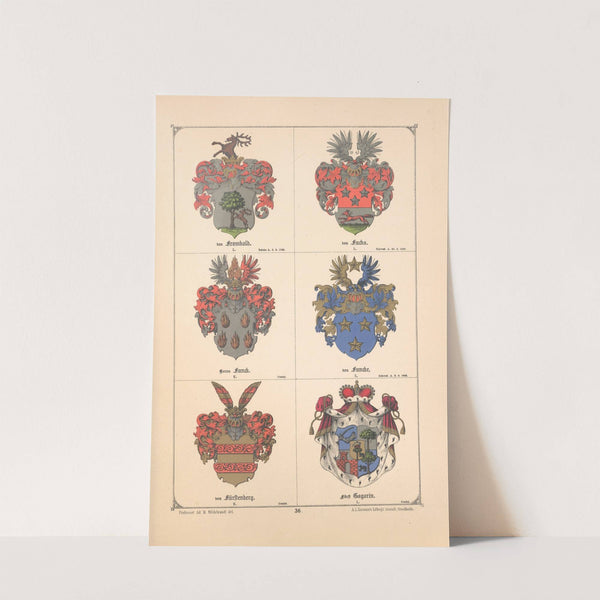 Baltisches Wappenbuch Pl.030 (1882) by Adolf Matthias Hildebrandt