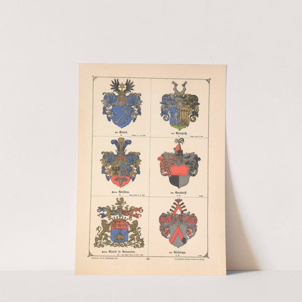 Baltisches Wappenbuch Pl.032 (1882) by Adolf Matthias Hildebrandt