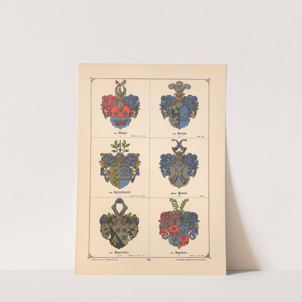 Baltisches Wappenbuch Pl.035 (1882) by Adolf Matthias Hildebrandt