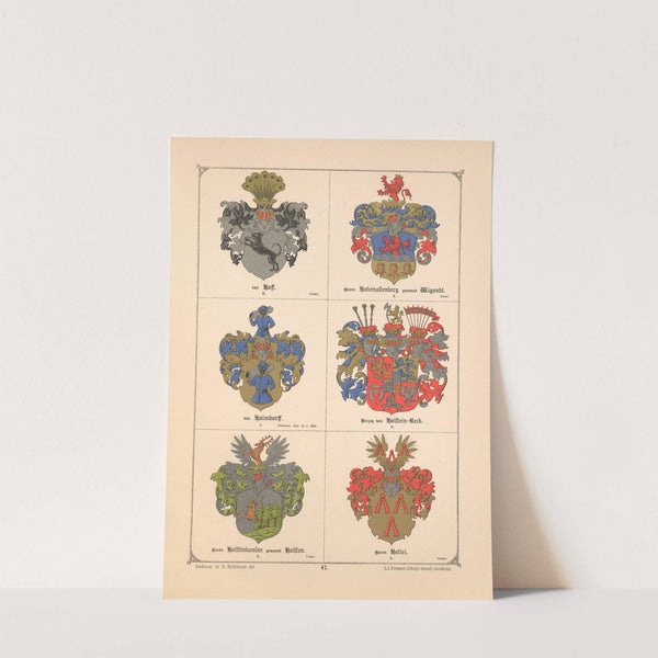 Baltisches Wappenbuch Pl.040 (1882) by Adolf Matthias Hildebrandt