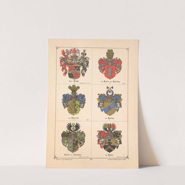 Baltisches Wappenbuch Pl.048 (1882) by Adolf Matthias Hildebrandt