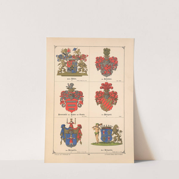 Baltisches Wappenbuch Pl.049 (1882) by Adolf Matthias Hildebrandt