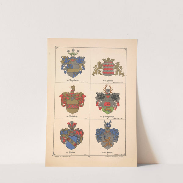 Baltisches Wappenbuch Pl.053 (1882) by Adolf Matthias Hildebrandt