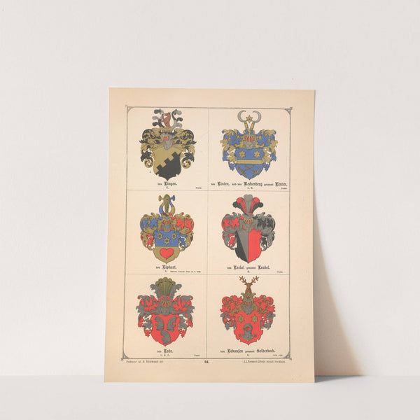 Baltisches Wappenbuch Pl.056 (1882) by Adolf Matthias Hildebrandt