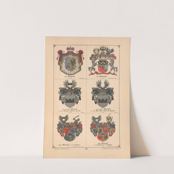 Baltisches Wappenbuch Pl.116 (1882) by Adolf Matthias Hildebrandt