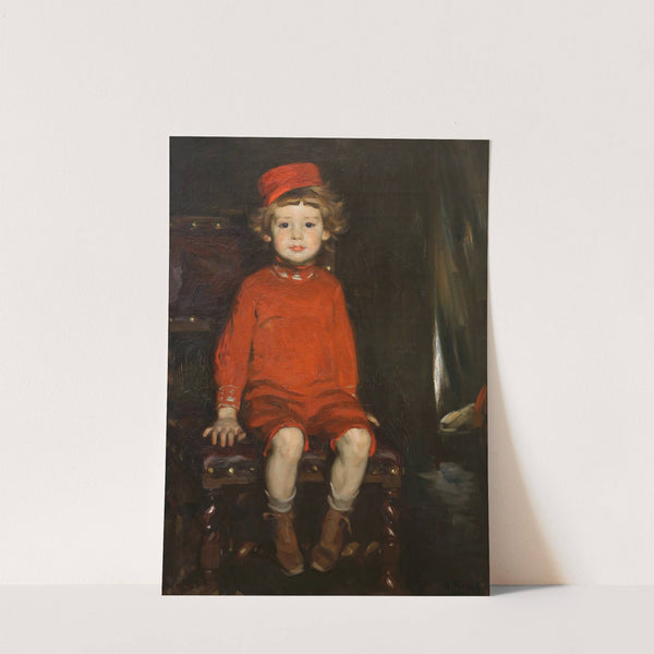 Bambino in rosso (1907) by Arthur Kampf