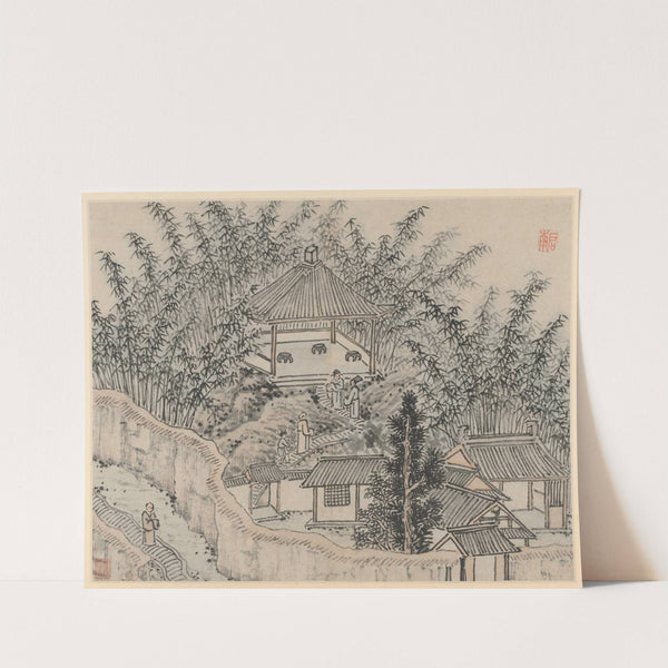 Bamboo Pavilion, Tiger Hill, from Twelve Views of Tiger Hill, Suzhou (after 1490) by Shen Zhou