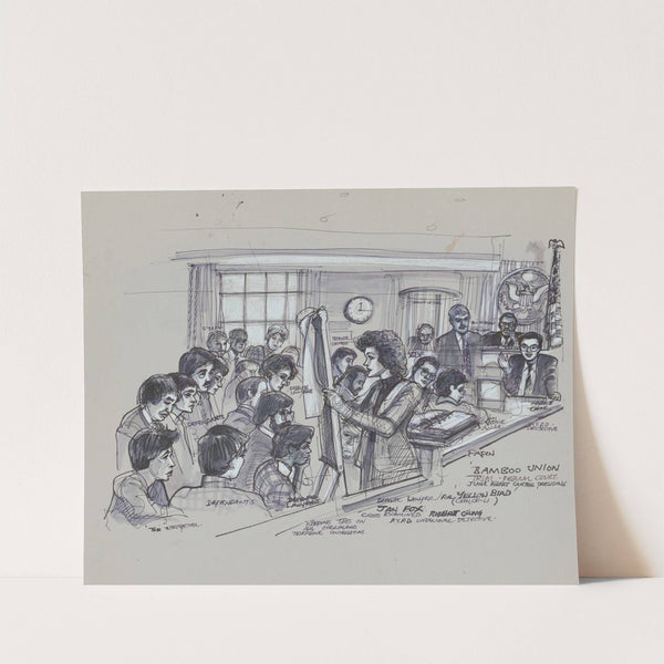 Bamboo Union trial, Federal Court, Judge Robert Carter presiding by Joseph Papin