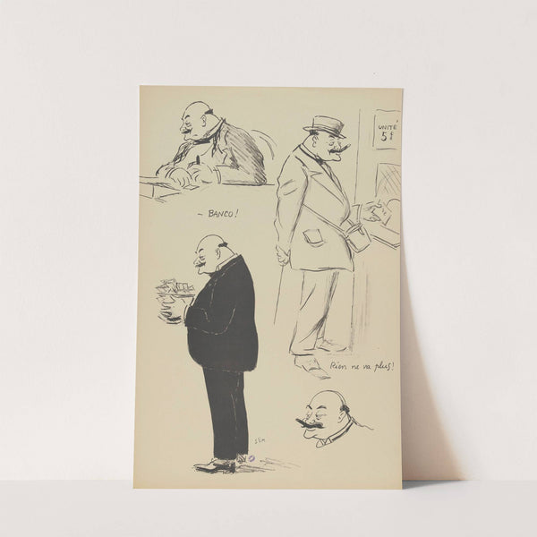 Banco (1923) by Georges Goursat (Sem)