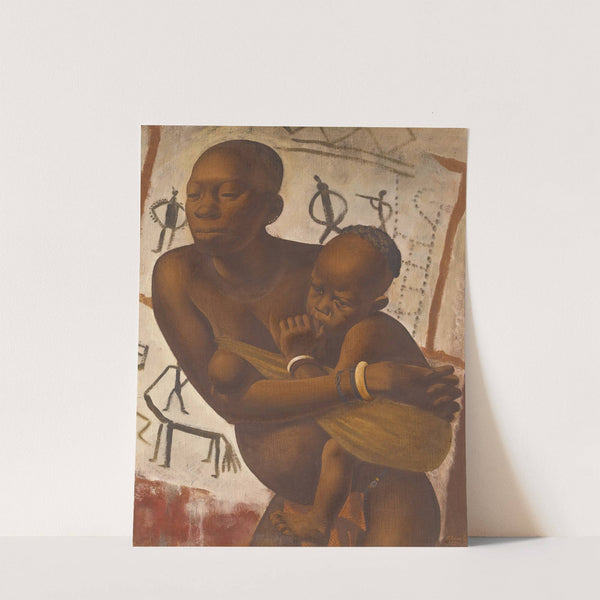 Banda Woman With Her Child (1926) by Alexandre Jacovleff