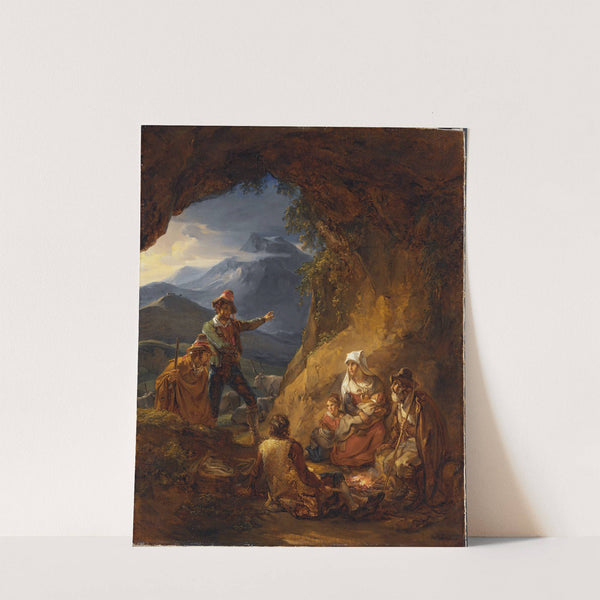Bandits Entering a Shepherd’s Dwelling (1823) by Alexander Lauréus