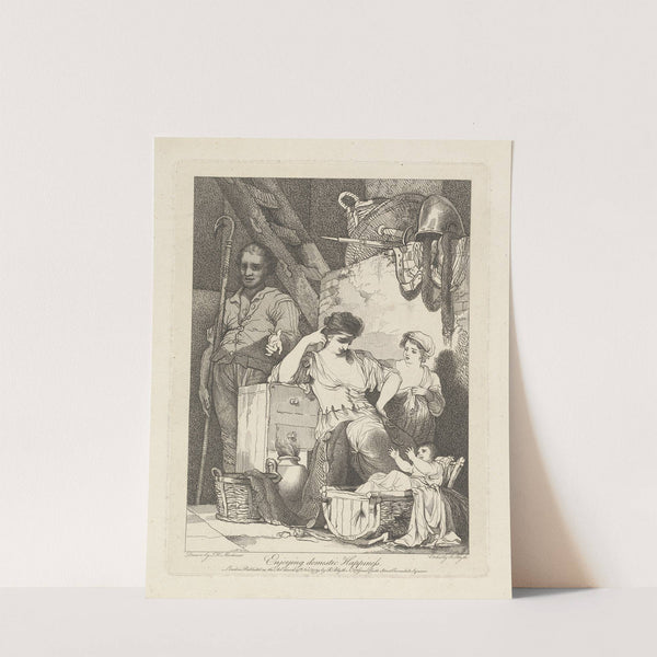 Banditti…Representing Banditti Variously Employed; Enjoying Domestic Happiness (1779) by John Hamilton Mortimer