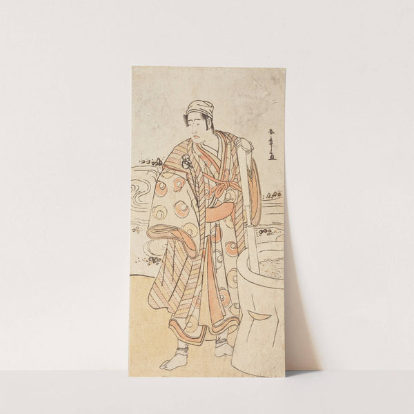 Bandō Mitsugorō I as the Spirit of an Egret Disguised as Cotton Maker Megamagosaburō by Katsukawa Shunshō