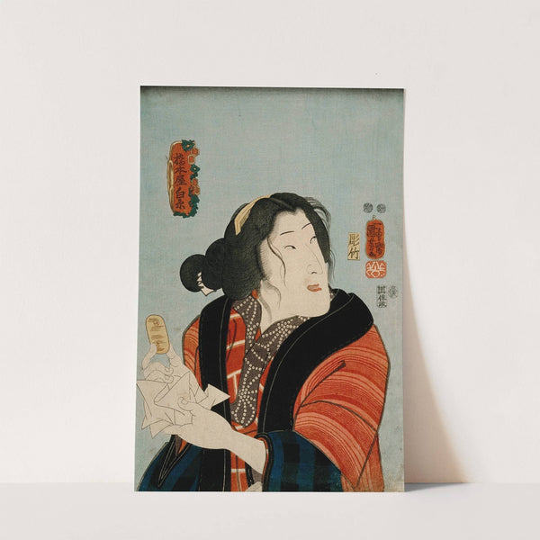 Bandō Shūka as Hashimotoya Shiraito by Utagawa Kuniyoshi