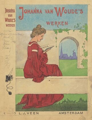 Bandontwerp voor de serie; Johanna van Woude’s Werken, 1905-1908