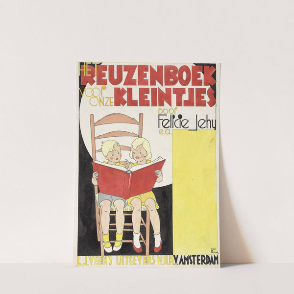 Bandontwerp voor; Felicie Jehu e.a., Het reuzenboek voor onze kleintjes, 1937 by Miep de Feijter