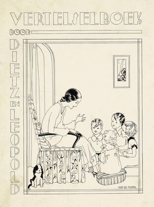 Bandontwerp voor; Henriette Dietz en Katharina Leopold, Vertelselboek, c. 1915-1934