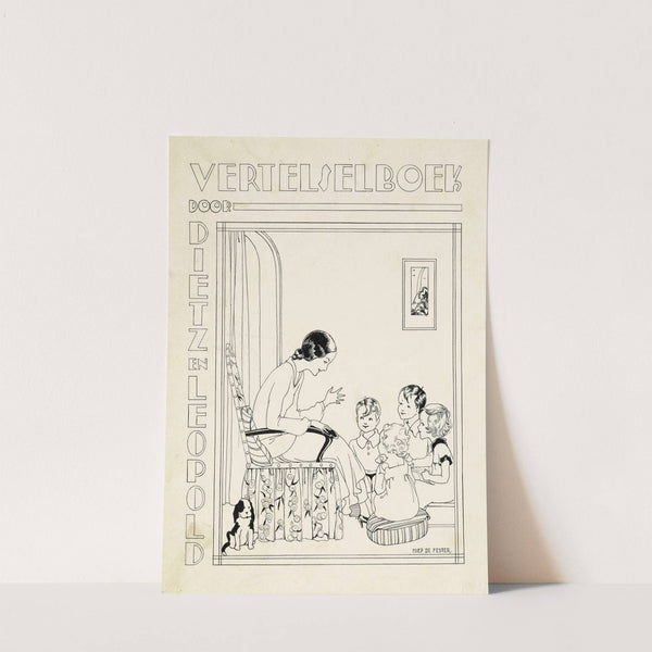 Bandontwerp voor; Henriette Dietz en Katharina Leopold, Vertelselboek, c. 1915-1934 by Miep de Feijter