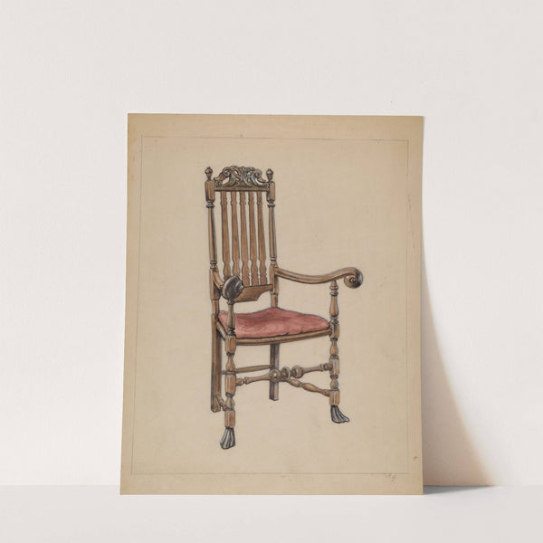 Banister-back Armchair by M. Rosenshield-von-Paulin