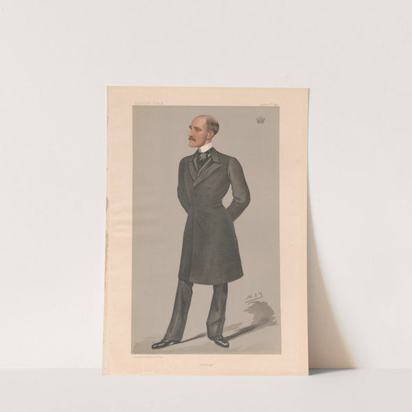 Bankers and Financiers. ‘Barings’. Lord Revelstoke. 11 August 1898 (1898) by Leslie Matthew Ward