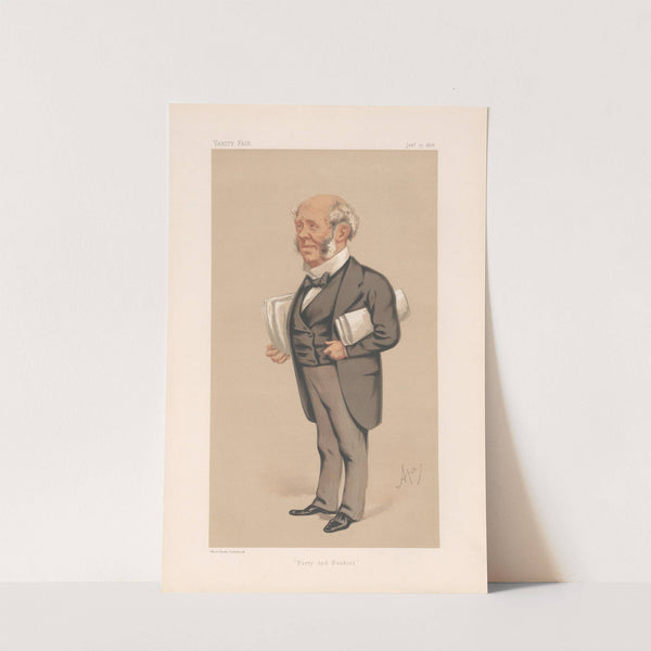 Bankers and Financiers. ‘Piety and Banking’. The Hon. Arthur Fitzgerald Kinnaird. 15 January 1876 (1876) by Carlo Pellegrini