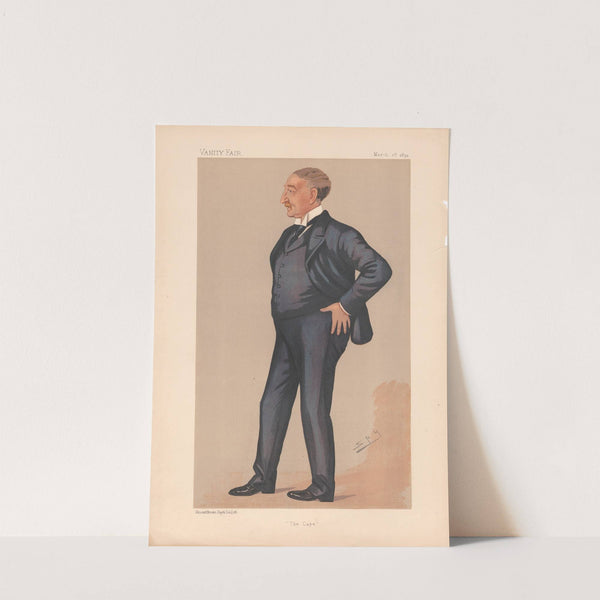 Bankers and Financiers. ‘The Cape’. Hon. Cecil Rhodes. 28 March 1891 (1891) by Leslie Matthew Ward