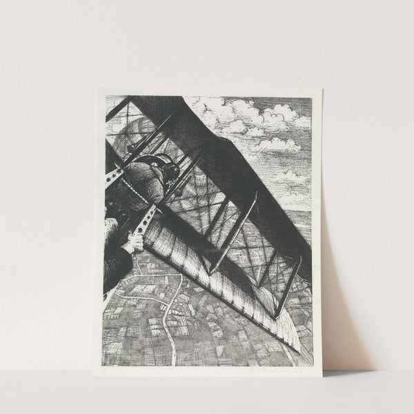 Banking at 4.000 Feet (1917) by Christopher R. W. Nevinson