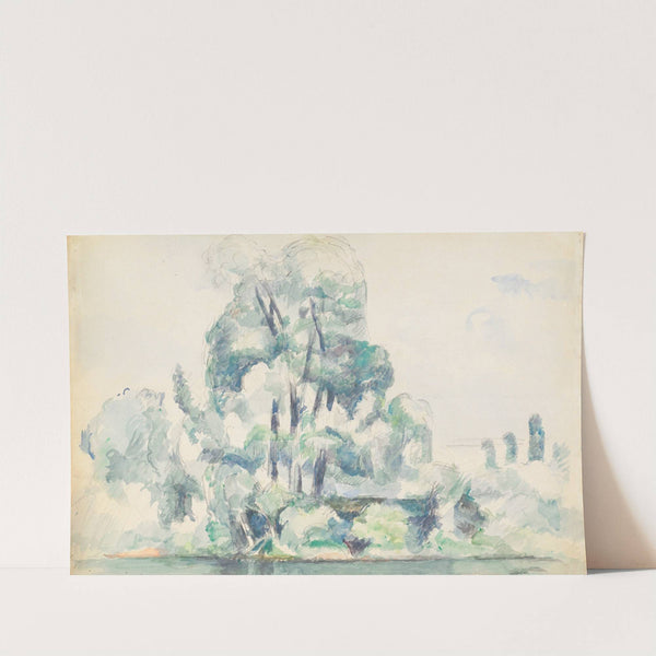 Banks of the Seine at Médan (1880-1885) by Paul Cézanne