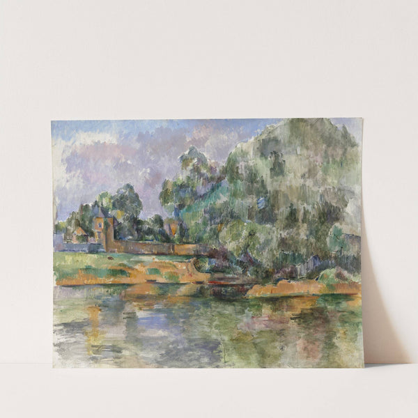 Banks of the Seine at Médan (c. 1885-1890) by Paul Cézanne