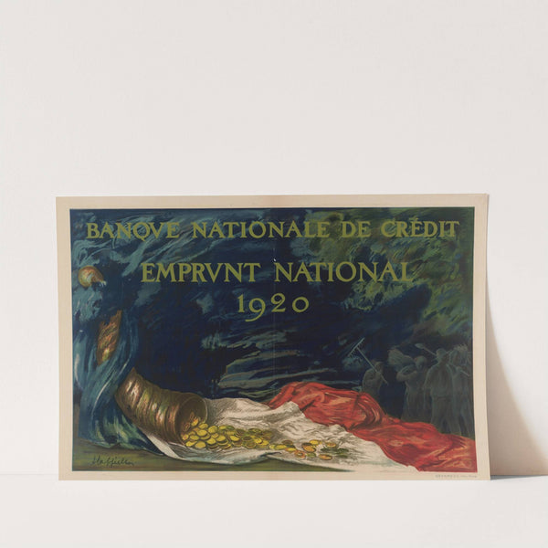 Banque Nationale de Crédit. Emprunt national 1920 (1920) by Leonetto Cappiello