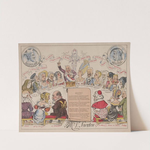 Banquet de la Cité, restaurant Conti, Hôtel des Sociétés Savantes by Moloch (Alphonse Hector Colomb)