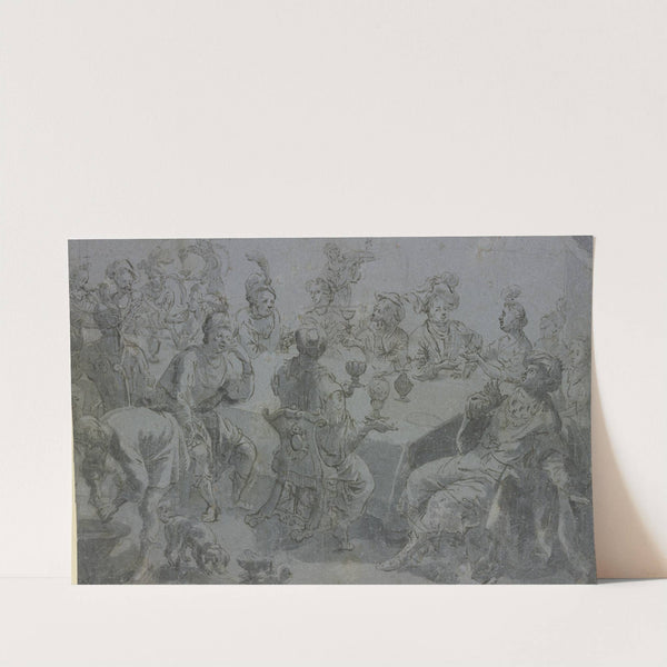 Banquet of Belshazzar by Leonaert Bramer