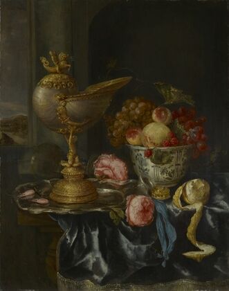 Banquet Still Life with Nautilus Cup — size preview