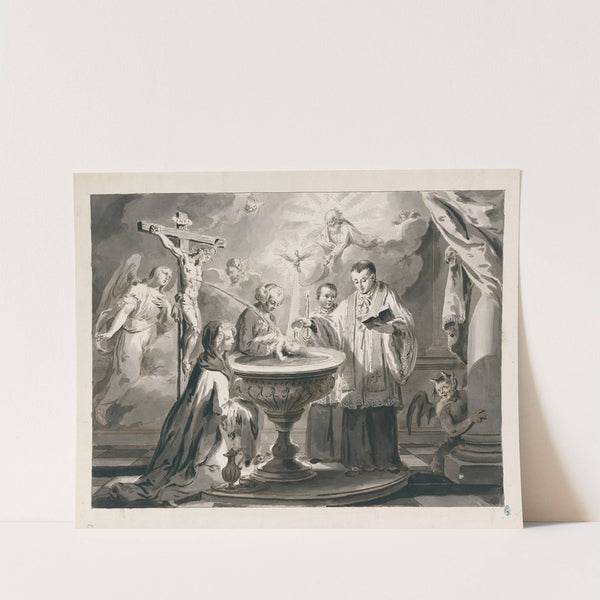 Baptism from The Seven Sacraments by Pietro Antonio Novelli