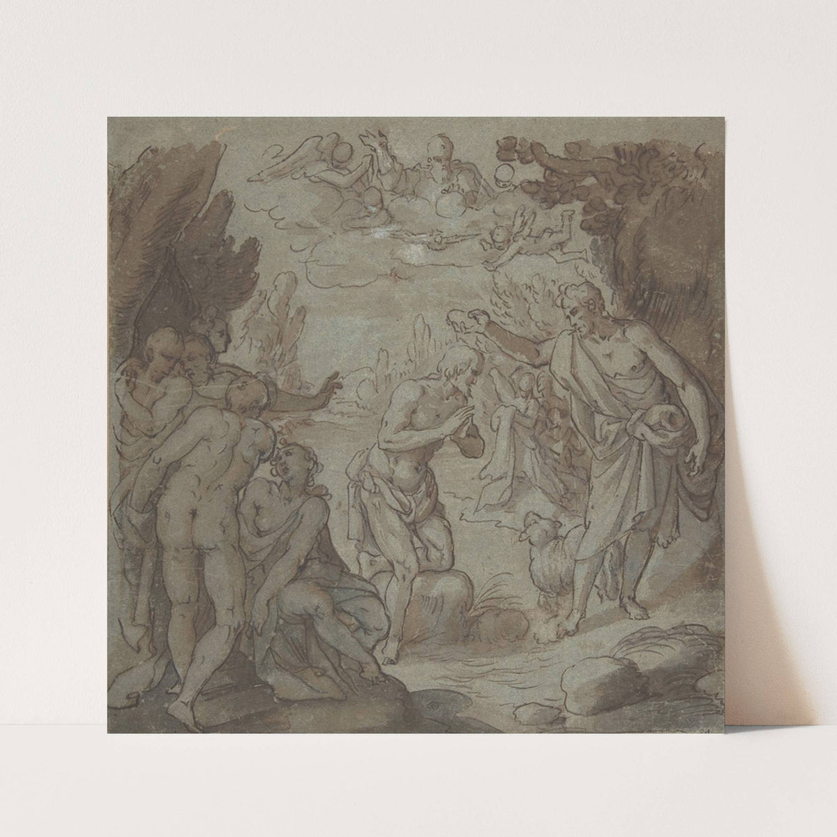 Baptism of Christ by Circle of Hans Rottenhammer