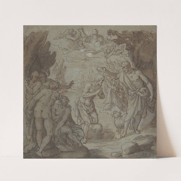 Baptism of Christ by Circle of Hans Rottenhammer