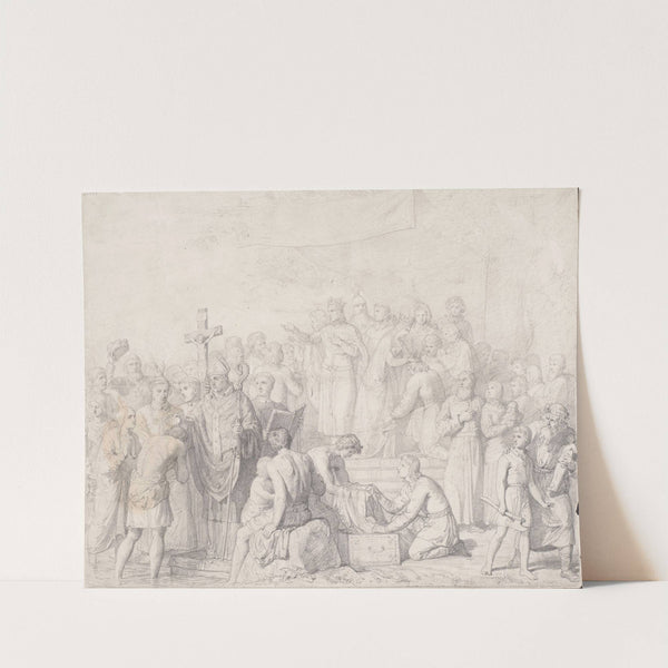 Baptism of Lithuania (1861) by Wojciech Gerson
