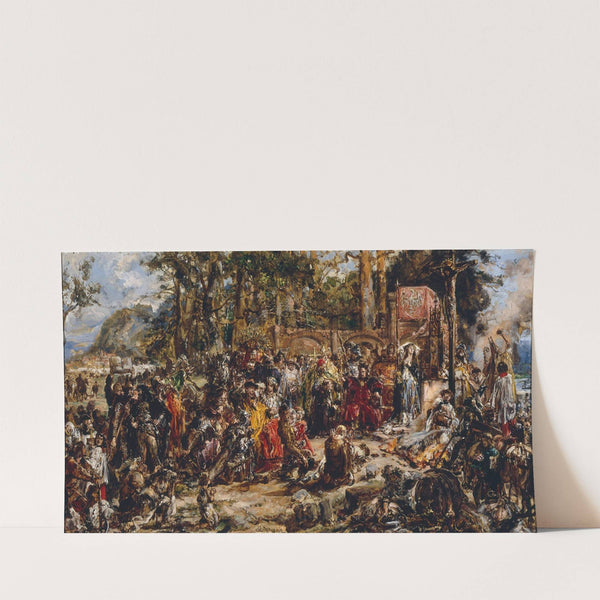 Baptism of Lithuania, from the series “History of Civilization in Poland” (1888) by Jan Matejko