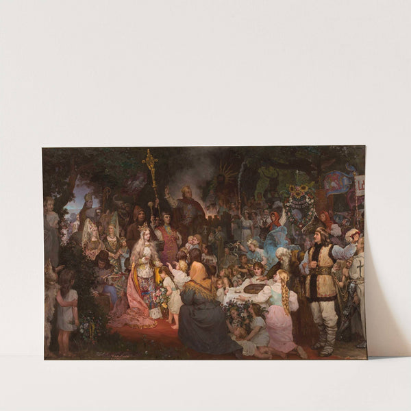 Baptism of Lithuania by Władysław Ciesielski