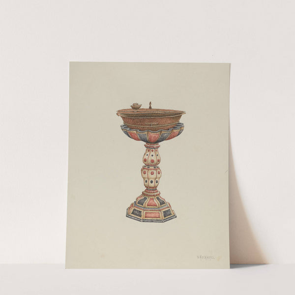 Baptismal Font and Stand by William Kieckhofel