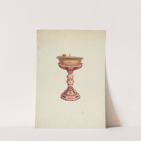 Baptismal Font and Stand (1939) by Hal Blakeley