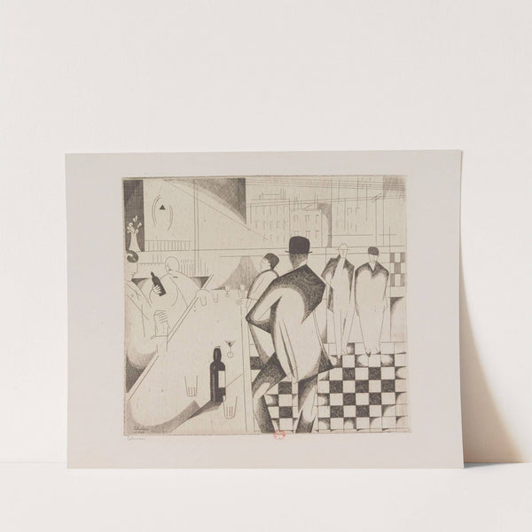 Bar en Pennsylvanie (1914) by Jean-Émile Laboureur