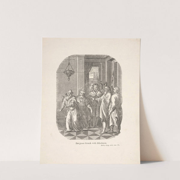 Bar-Jesus struck with blindess by Alexander Anderson