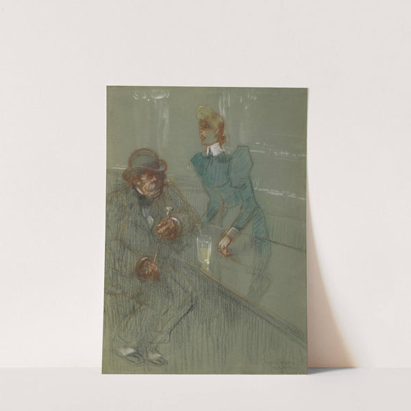 Bar-maid (1898) by Henri de Toulouse-Lautrec