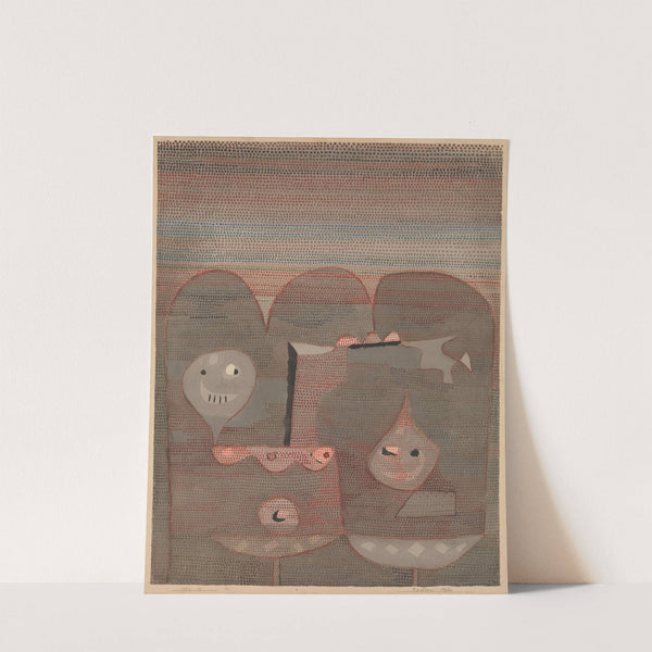 Barbarian Sacrifice by Paul Klee