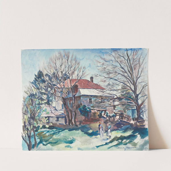 Bare trees (1950s) by Maud Sherwood