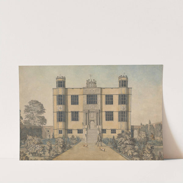 Barlborough Hall, near Chesterfield, Derbyshire; the Main Front of the Hall by Samuel Hieronymus Grimm