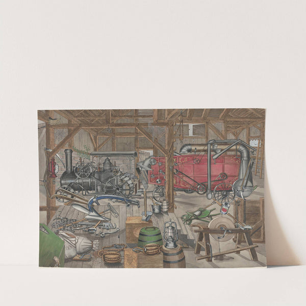 Barn Gangway by Perkins Harnly